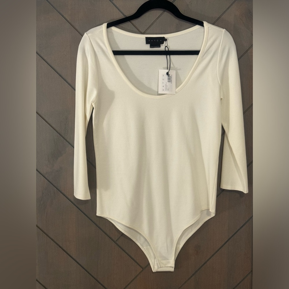 Hatch white long-sleeved bodysuit NWT